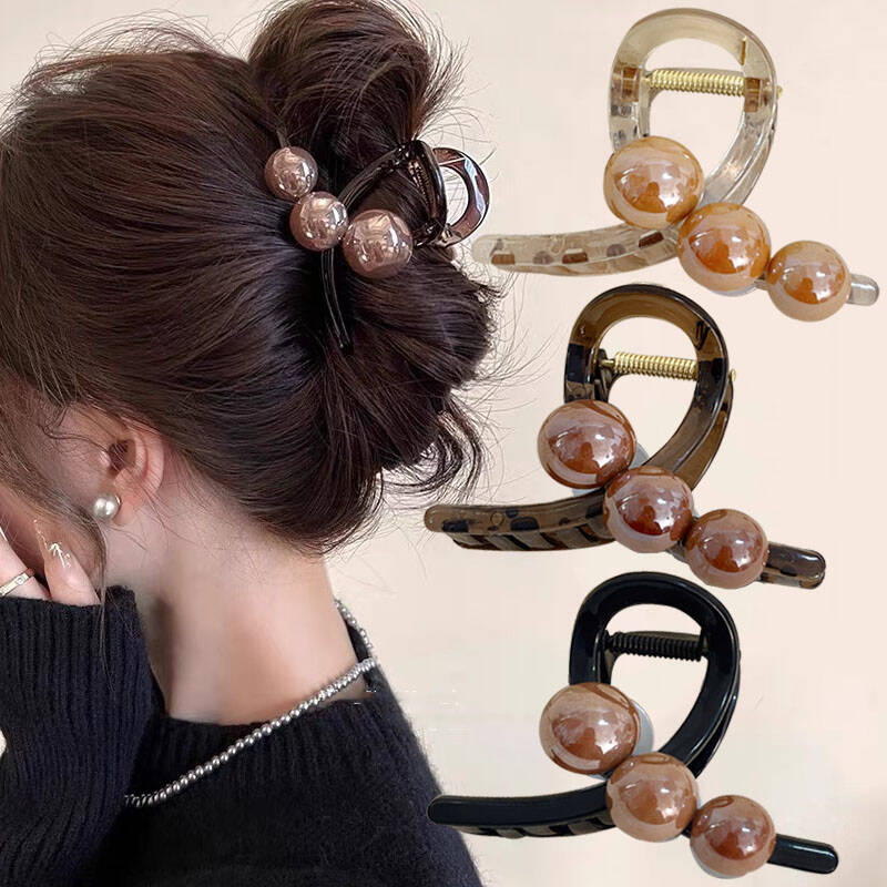 Vintage Fashion Ornaments - Koreańskie perłowe spinki do włosów typu