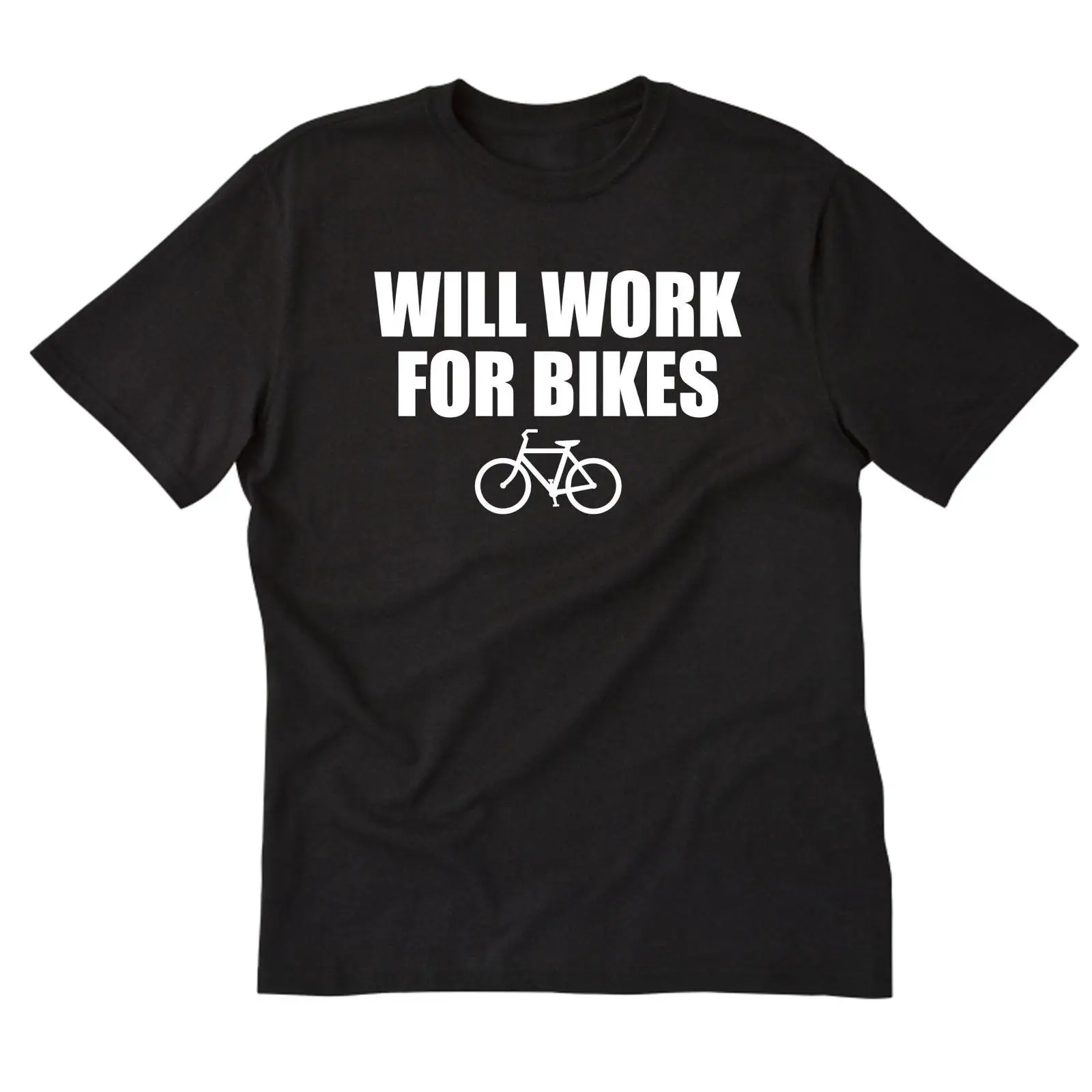Vintage Fashion Ideas - Koszulka Will Work For Bikes Śmieszna