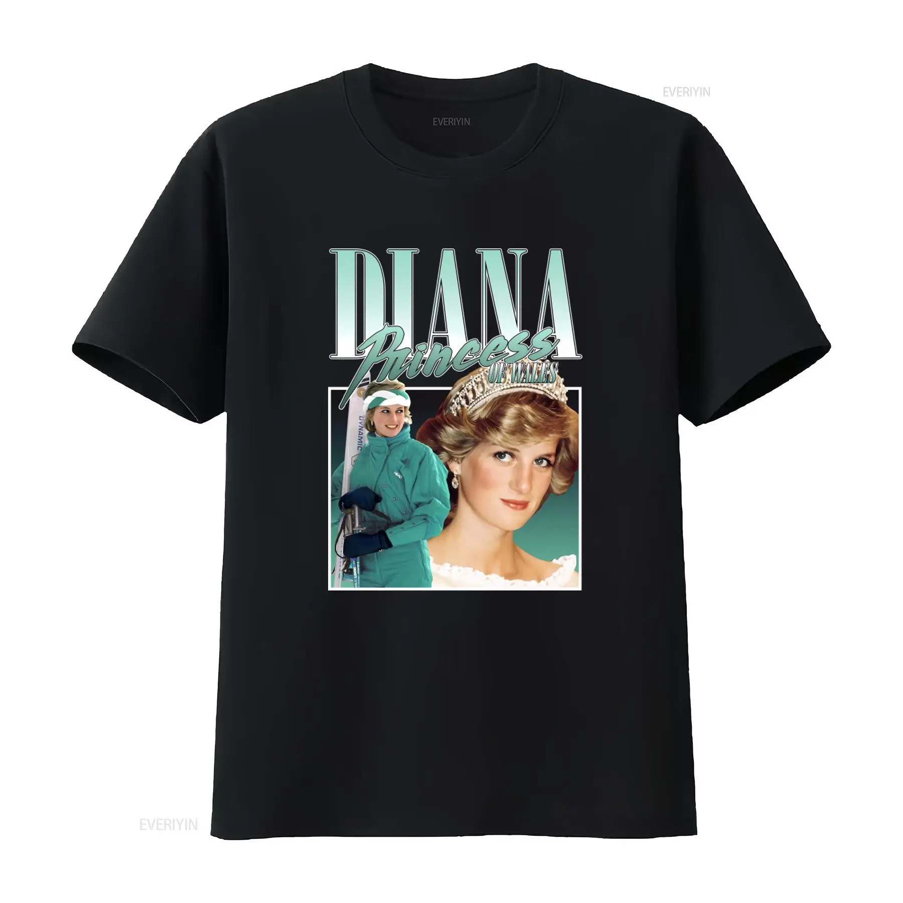 Vintage Fashion Style Men - Koszulka Lady Diana Princess Of Wales