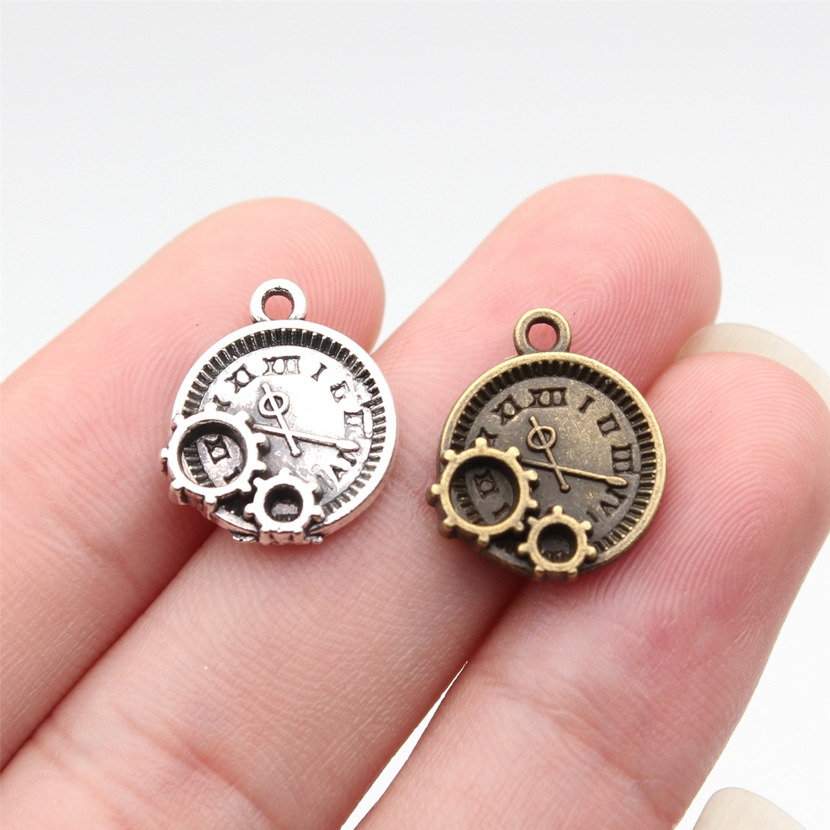 Vintage Fashion Words - WYSIWYG 10 szt. 16x14mm 2 Kolory