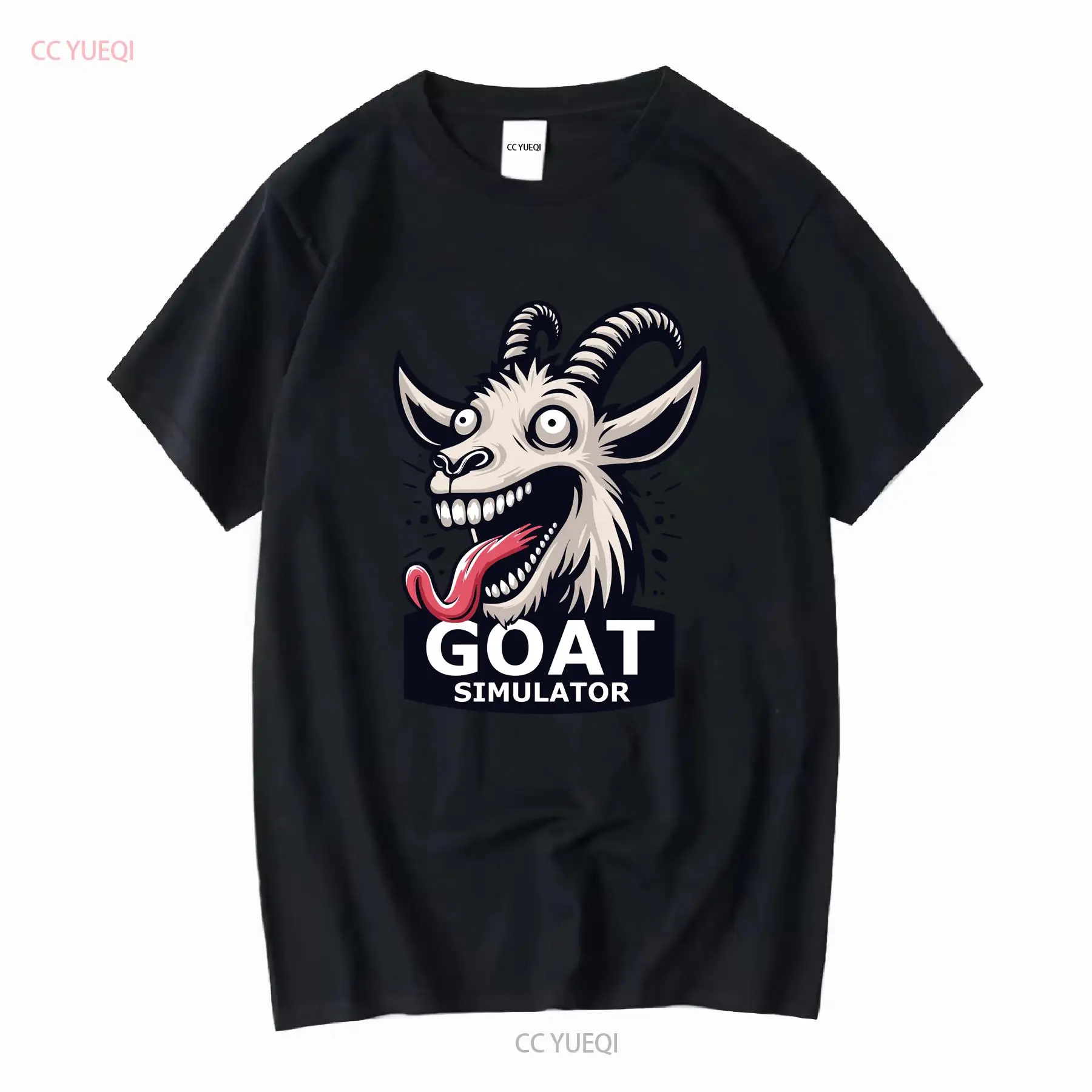 Vintage Flannel Shirt - Goat Simulator Screaming T Shirt długi
