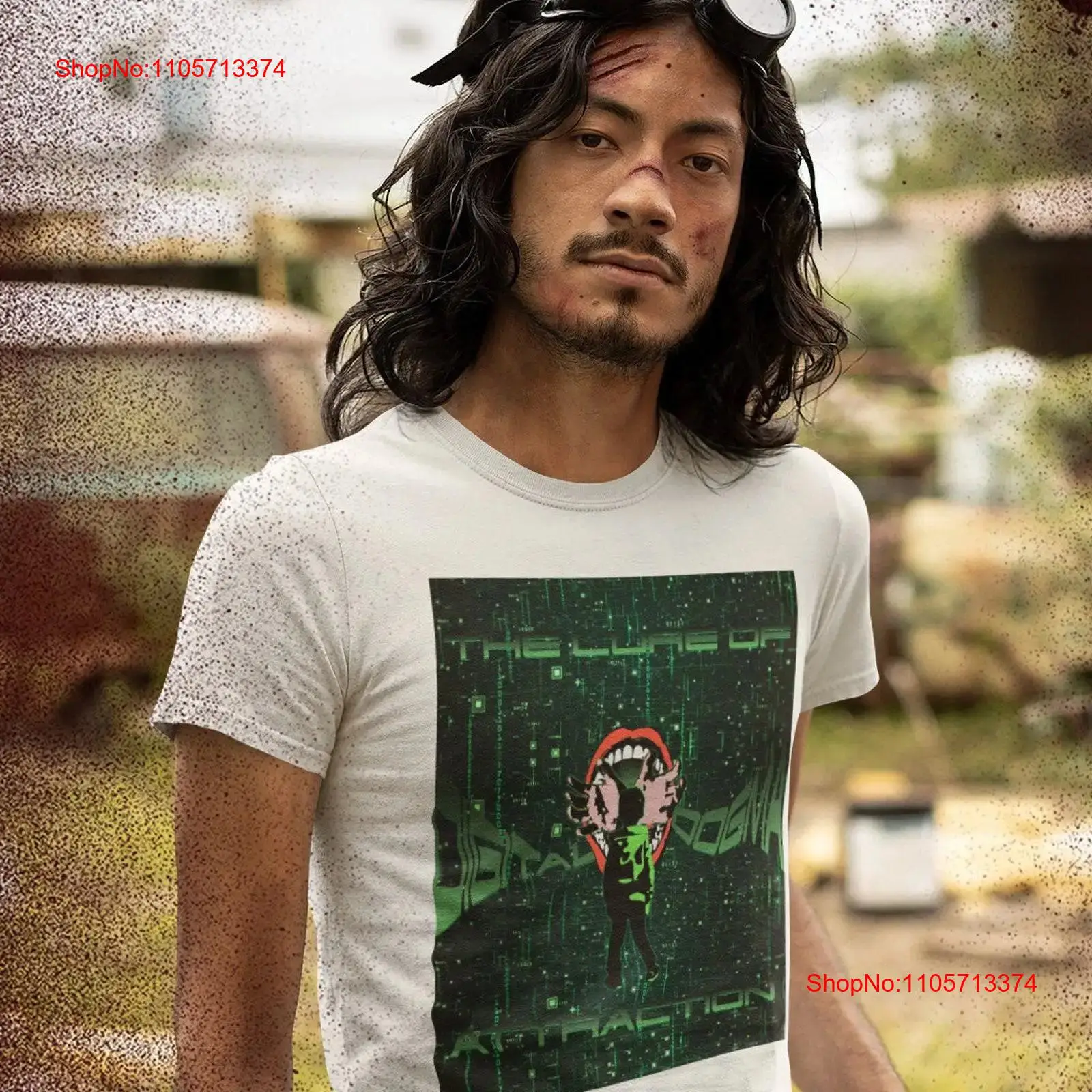 Vintage Fashion Influencer - Koszulka Digital Dogma - Nowoczesne Wpływki,