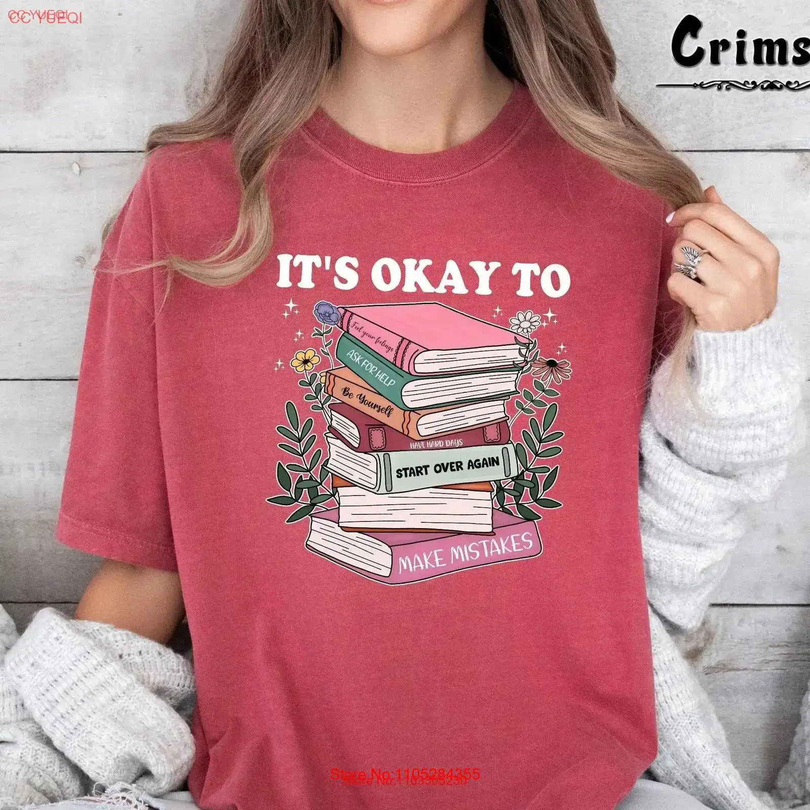 Vintage Fashion Ideas - Koszulka It's Okay, Zdrowie psychicne ma