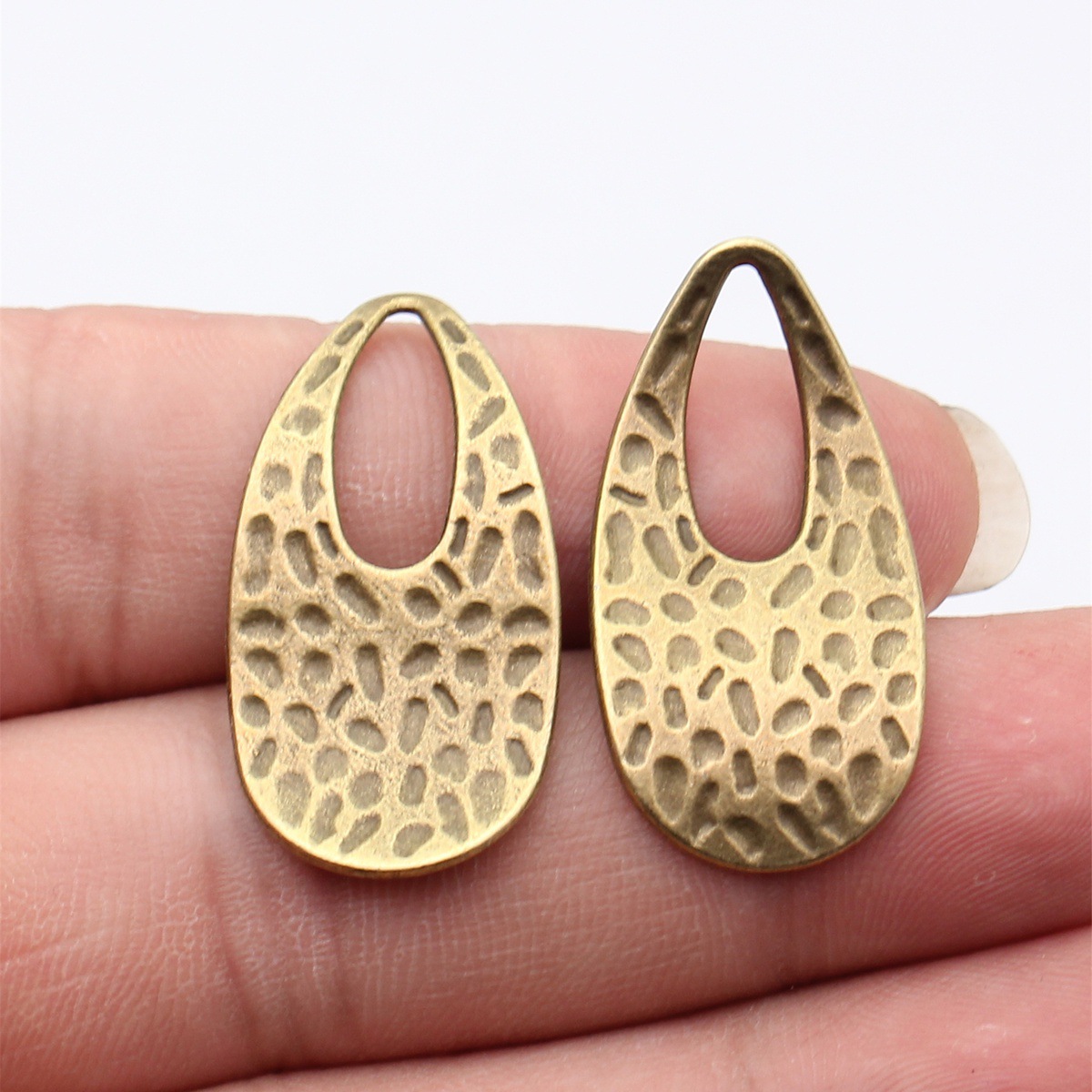 Vintage Fashion Words - 10 szt. 34x18mm 5 Kolorów Młotkowane
