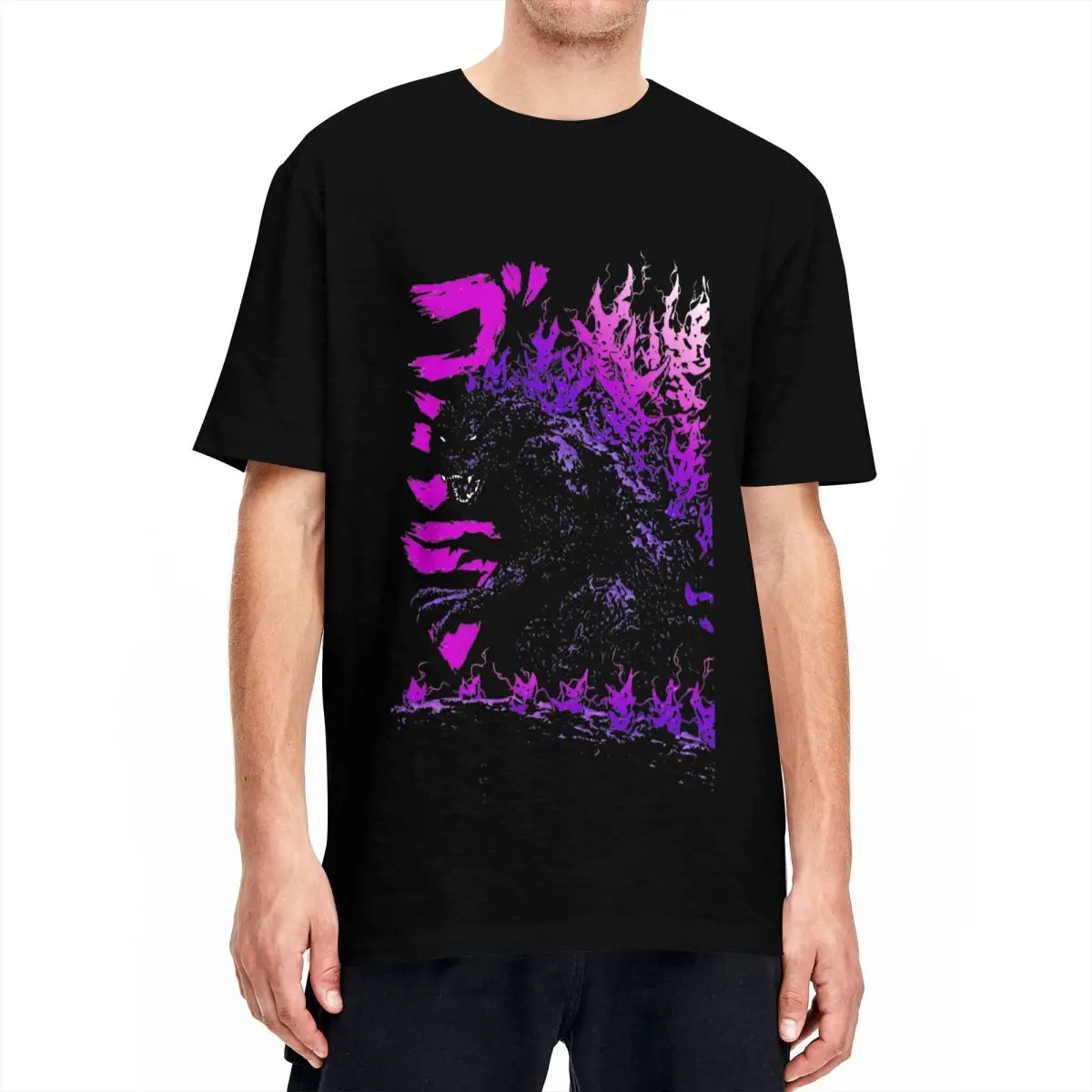 Vintage Flannel Shirt - Mężczyźni Millenium Godzillas T-Shirts Movie Monters