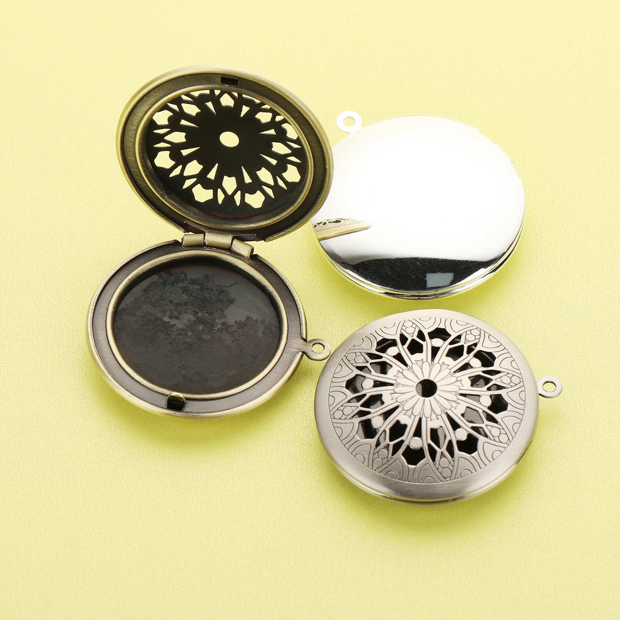 Vintage Fashion Icons - 5 sztuk 31MM okrągły filigran zdjęcie