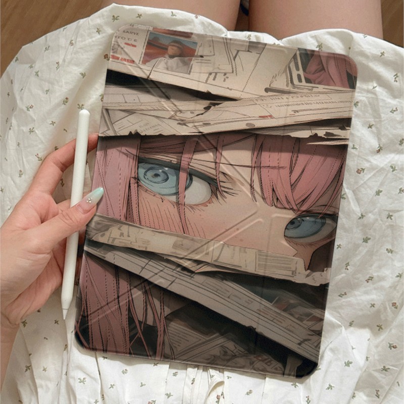 Vintage Fashion Newspaper - Etui na tablet w stylu Y2K