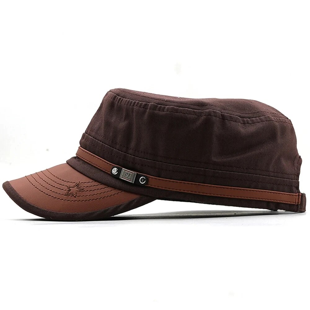 Casual Cadet Hat Man Flat Top  – Vintage Fashion Hats recenzja i cena