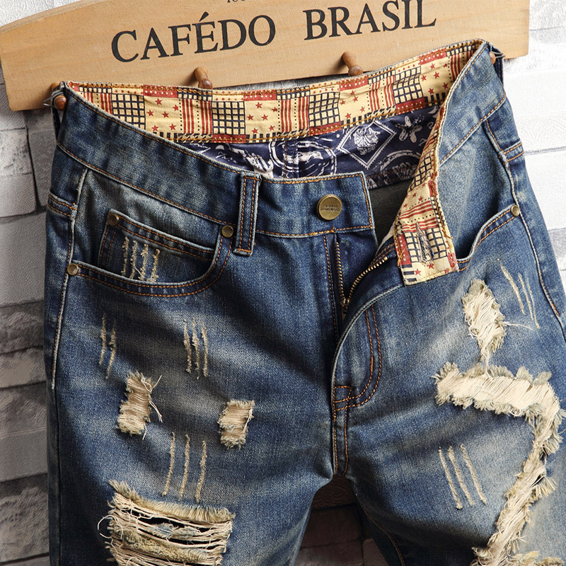 Podarte dżinsowe szorty hip-ho – Vintage Fashion Jeans recenzja i cena