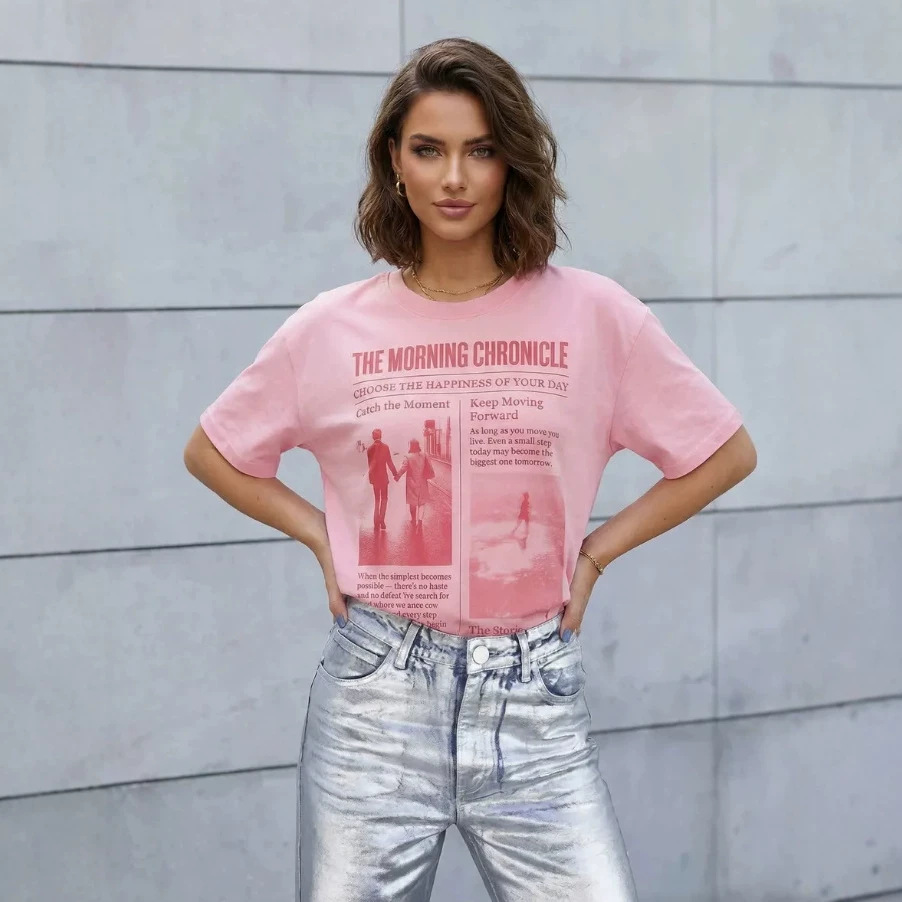 Estetyka vintage z gazet, różo – Vintage Fashion Newspaper recenzja i cena