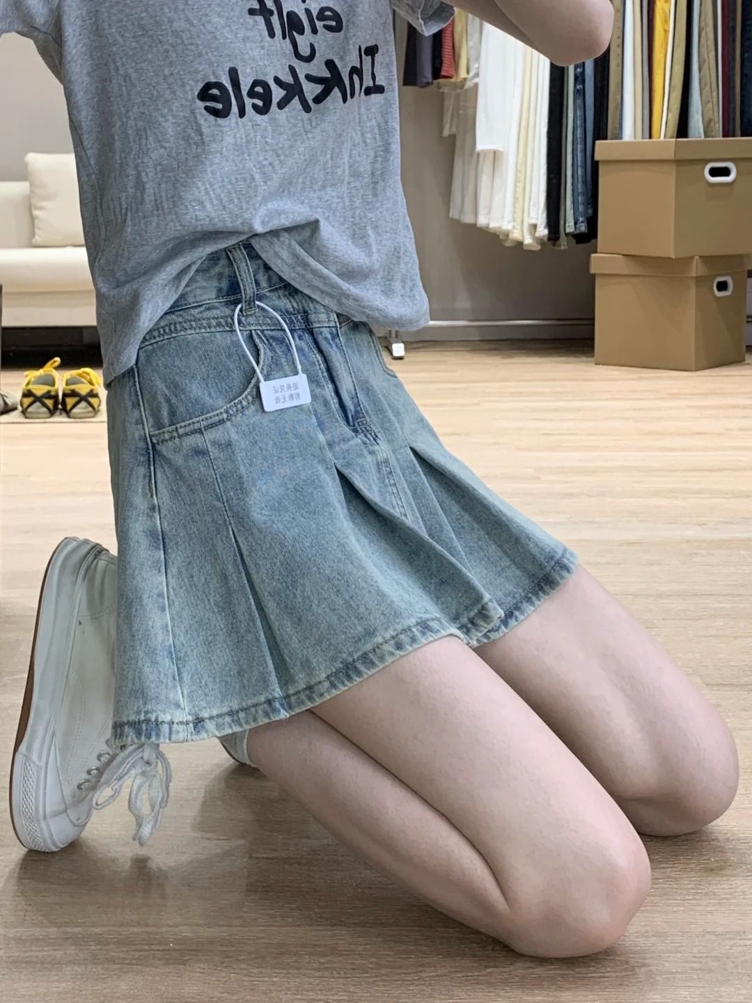 Damska spódnica dżinsowa z wys – Vintage Fashion Jeans recenzja i cena