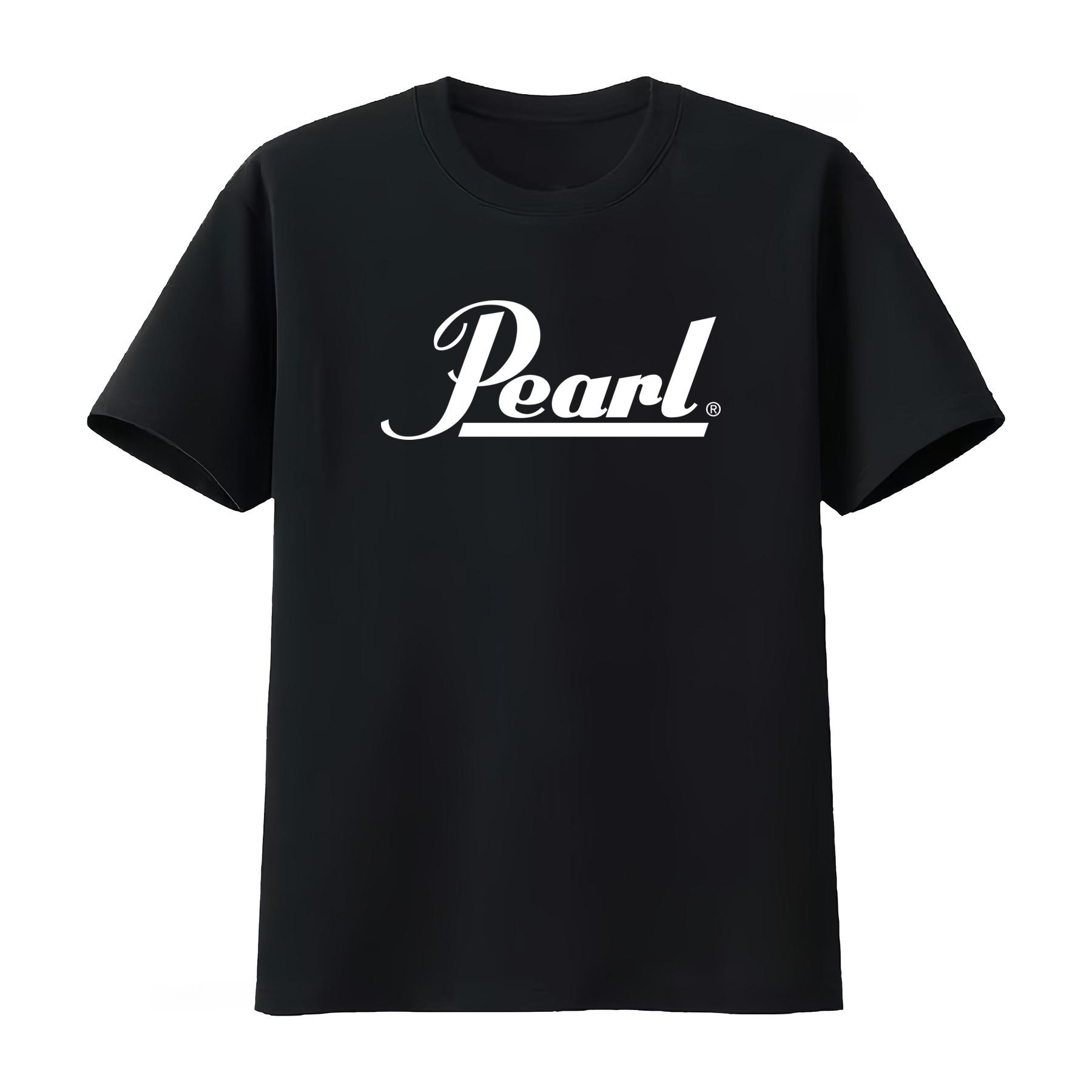 Koszulka z logo Pearl Drums, c – Vintage Fashion Icons recenzja i cena