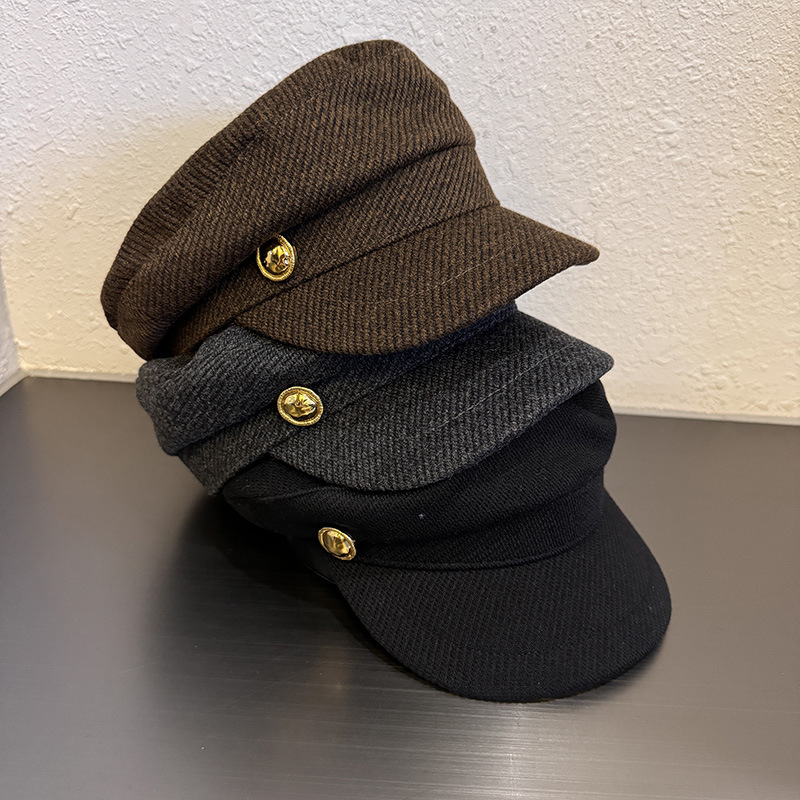 Damski Wełniany Beret Gazeciar – Vintage Fashion Hats recenzja i cena