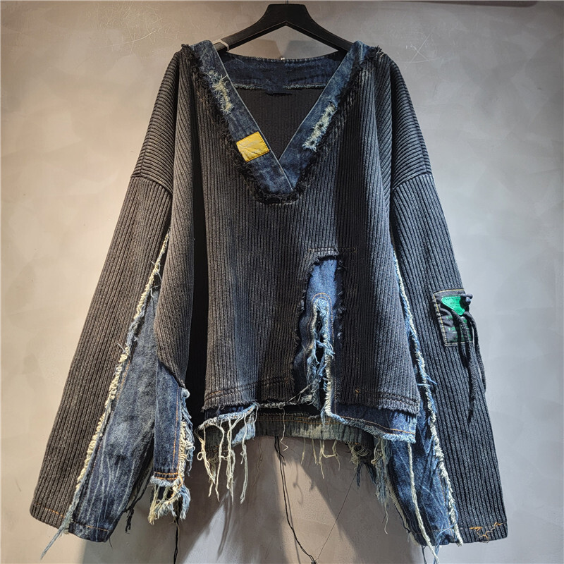 WTHT Modny damski sweter z den – Vintage Fashion Influencer recenzja i cena