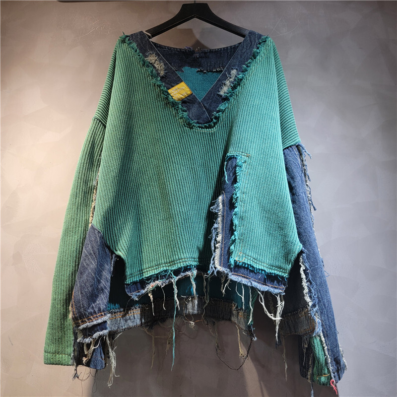 WTHT Modny damski sweter z den – Vintage Fashion Influencer recenzja i cena