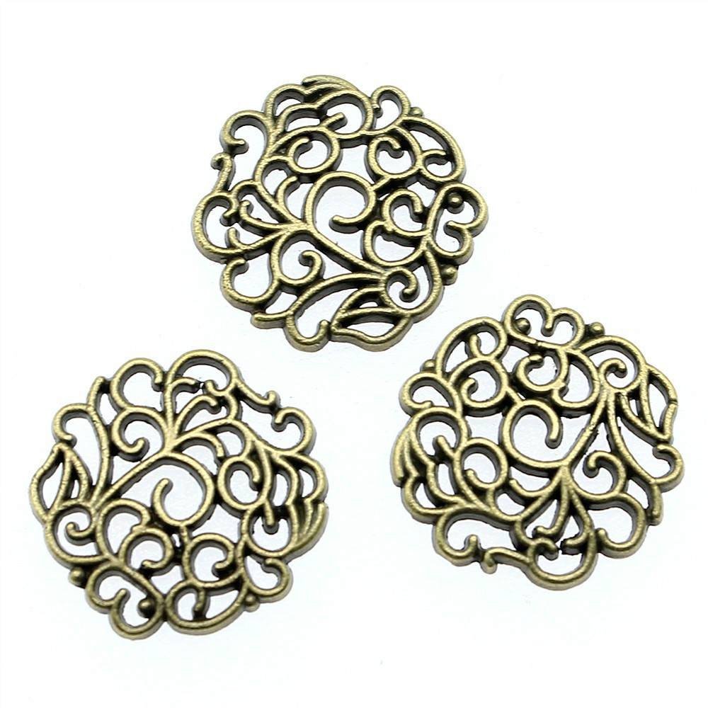 10 szt. 18x18mm 2 Kolory Antyc – Vintage Fashion Words recenzja i cena