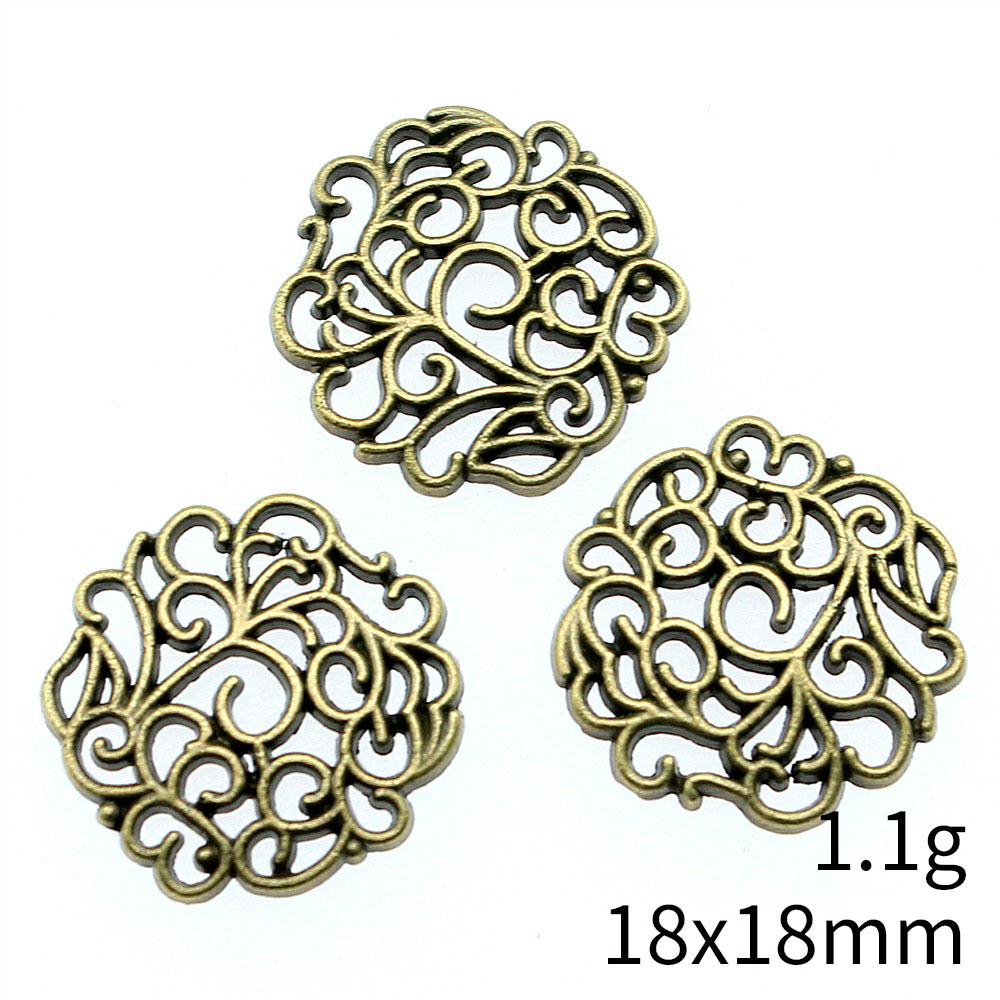 10 szt. 18x18mm 2 Kolory Antyc – Vintage Fashion Words recenzja i cena