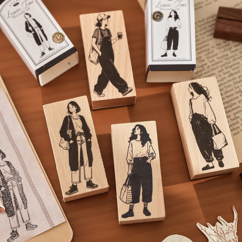 Kreatywny Stempel Drewniany Dz – Vintage Fashion Journal recenzja i cena