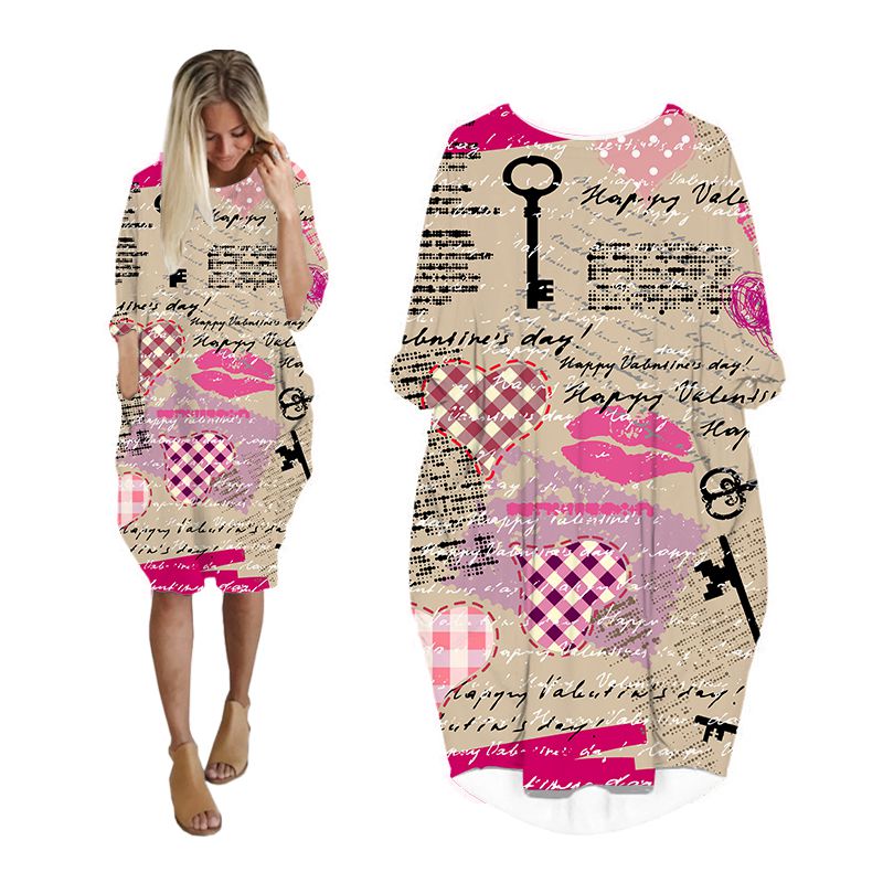 CLOOCL Newspaper Dress 3D Prin – Vintage Fashion Newspaper recenzja i cena