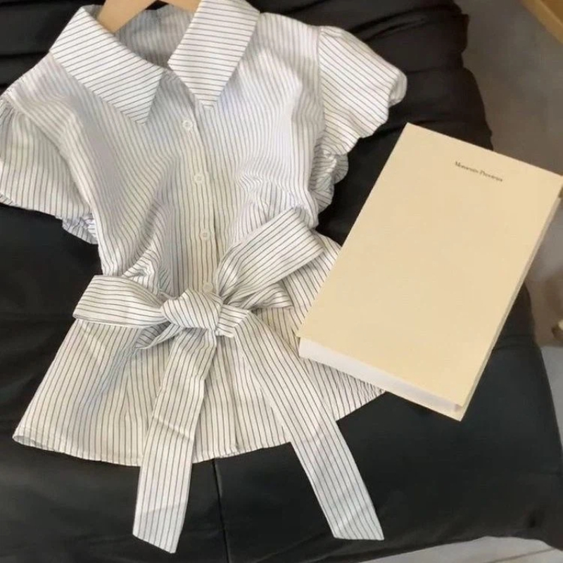 Damska bluzka polo w paski z g – Vintage Fashion Trends recenzja i cena